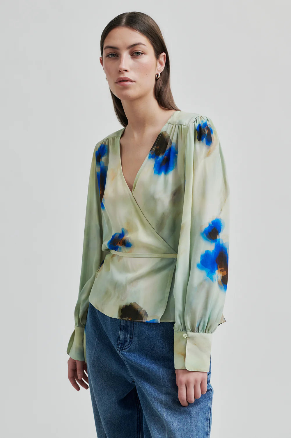 Thistle Wrap Blouse | Surf the Web