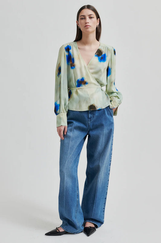 Thistle Wrap Blouse | Surf the Web