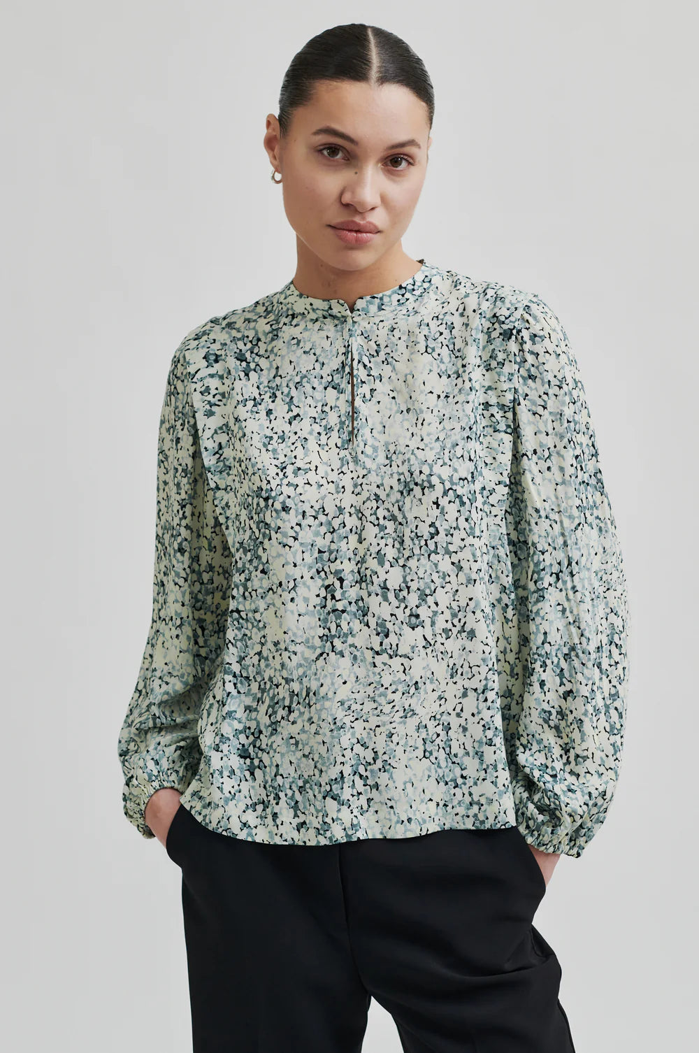 Sisal Blouse | Slate Green