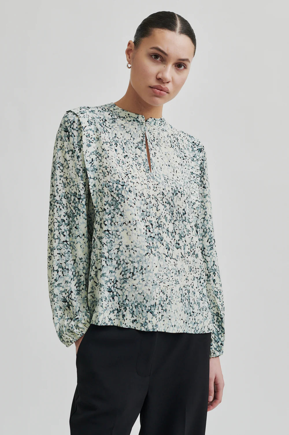 Sisal Blouse | Slate Green