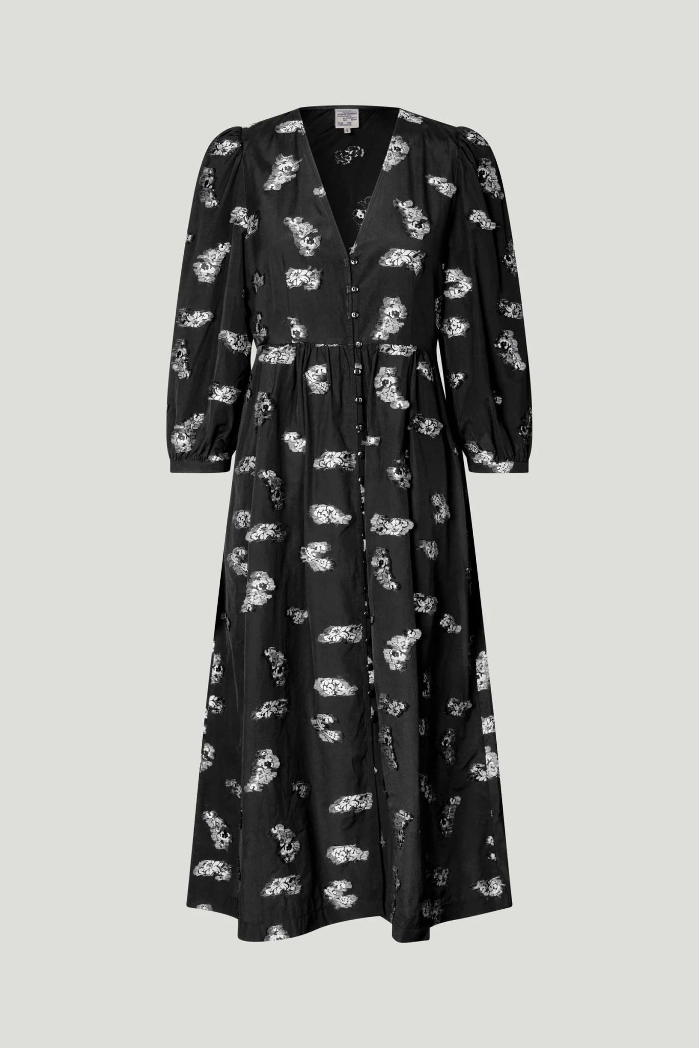 Baum Und Pferdgarten | Asina Dress | Black Bouquet Jacquard | Palm Boutique