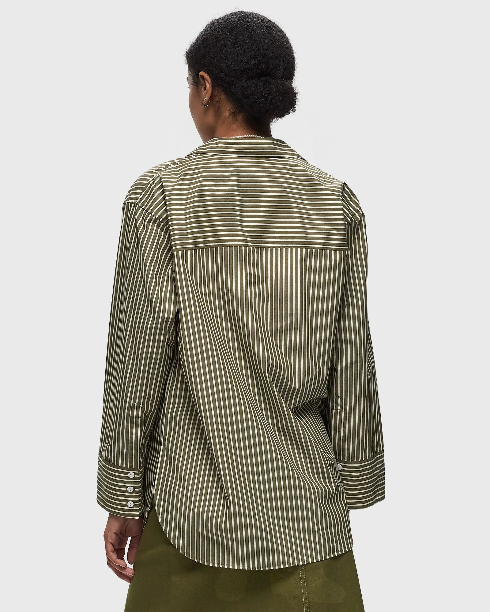 Baum Und Pferdgarten | Marlea Shirt | Sphagnum Stripe | Palm Boutique