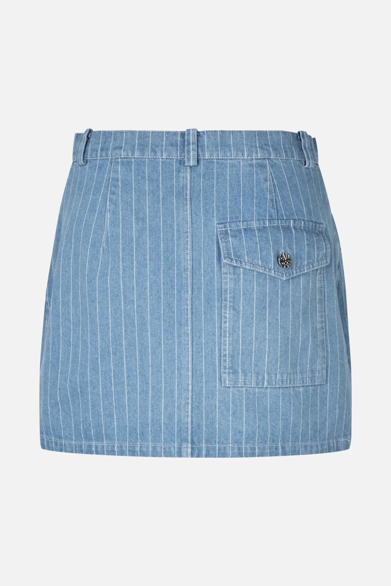 Baum Und Pferdgarten | Sali Skirt | Blue Pinstripe Denim | Palm Boutique