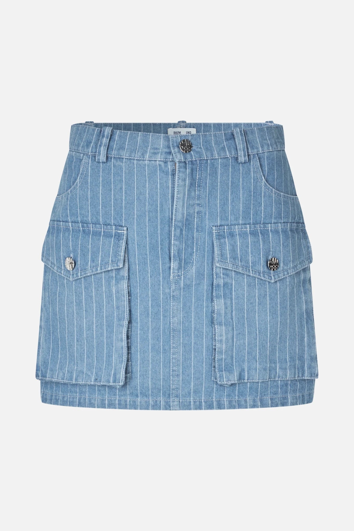 Baum Und Pferdgarten | Sali Skirt | Blue Pinstripe Denim | Palm Boutique