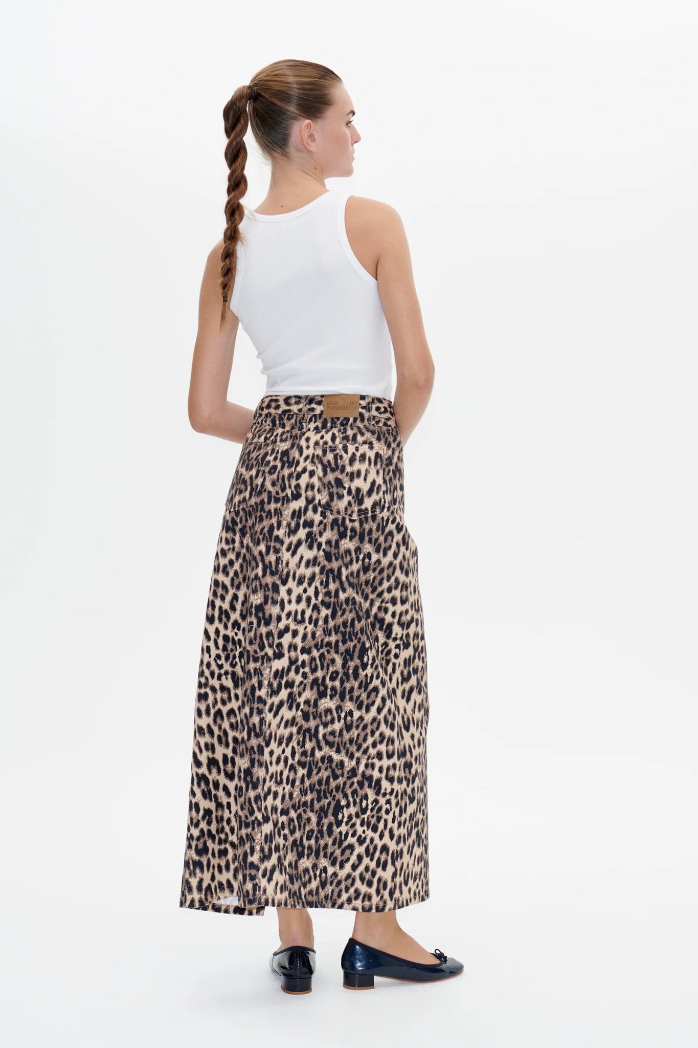 Baum Und Pferdgarten | Sigge Skirt | Brown Leopard | Palm Boutique