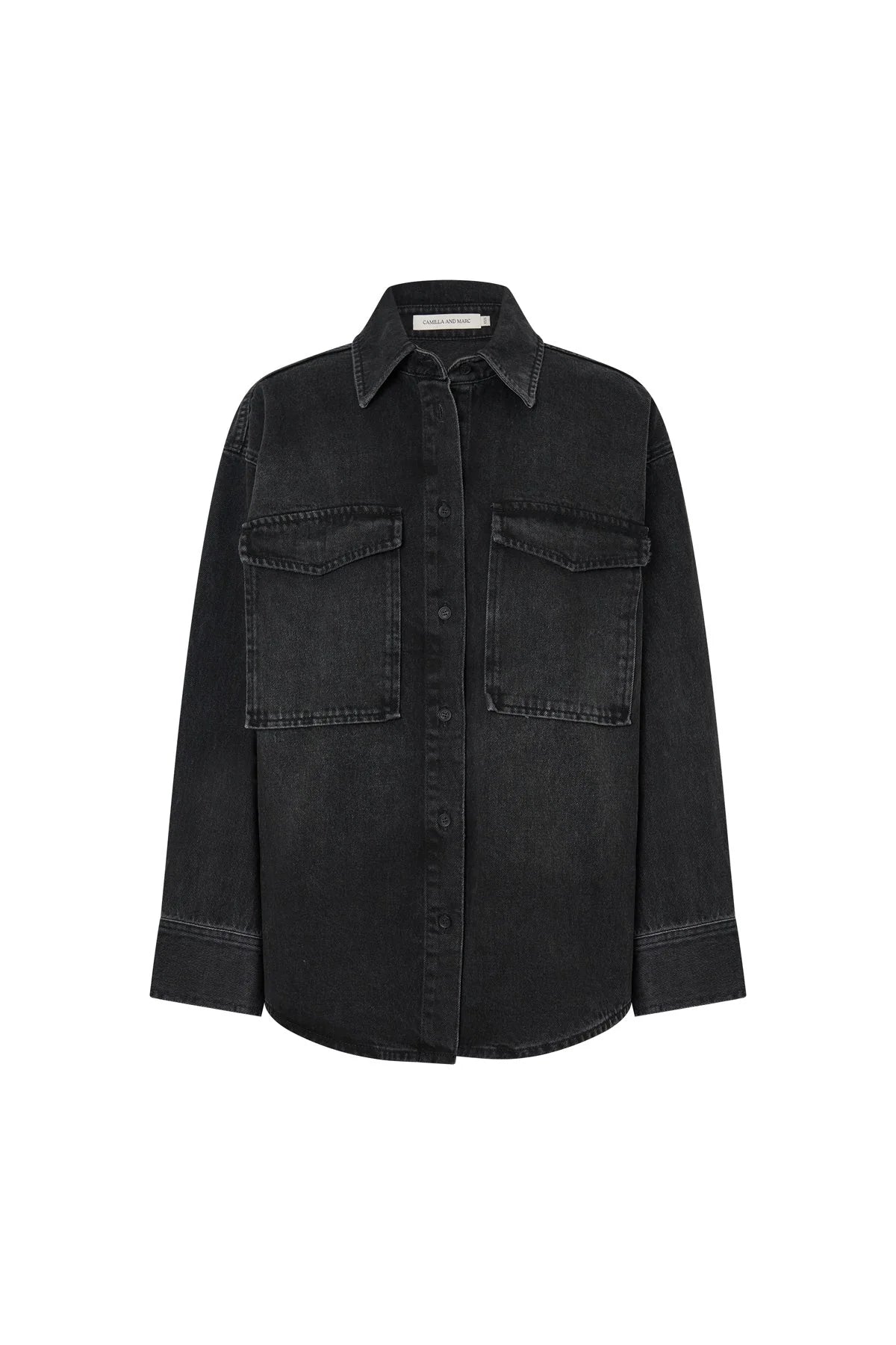 Camilla and Marc | Blanca Denim Shirt |Soft Black | Palm Boutique