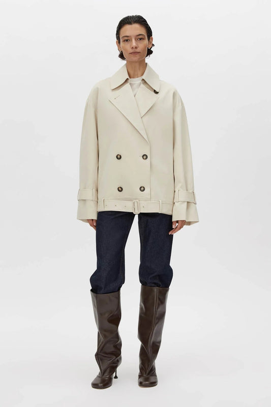 Camilla and Marc | Neroli Short Trench | Alabaster | Palm Boutique