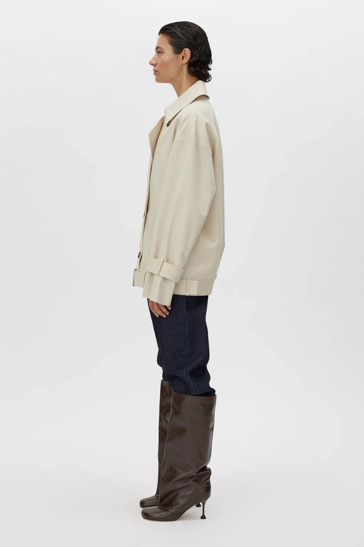 Camilla and Marc | Neroli Short Trench | Alabaster | Palm Boutique