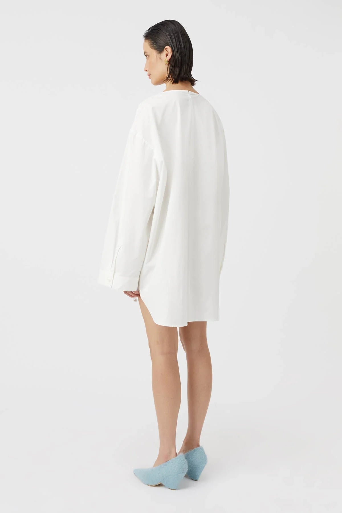 Camilla and Marc | Winslow Long Sleeve Shirt Dress | Soft White | Palm Boutique