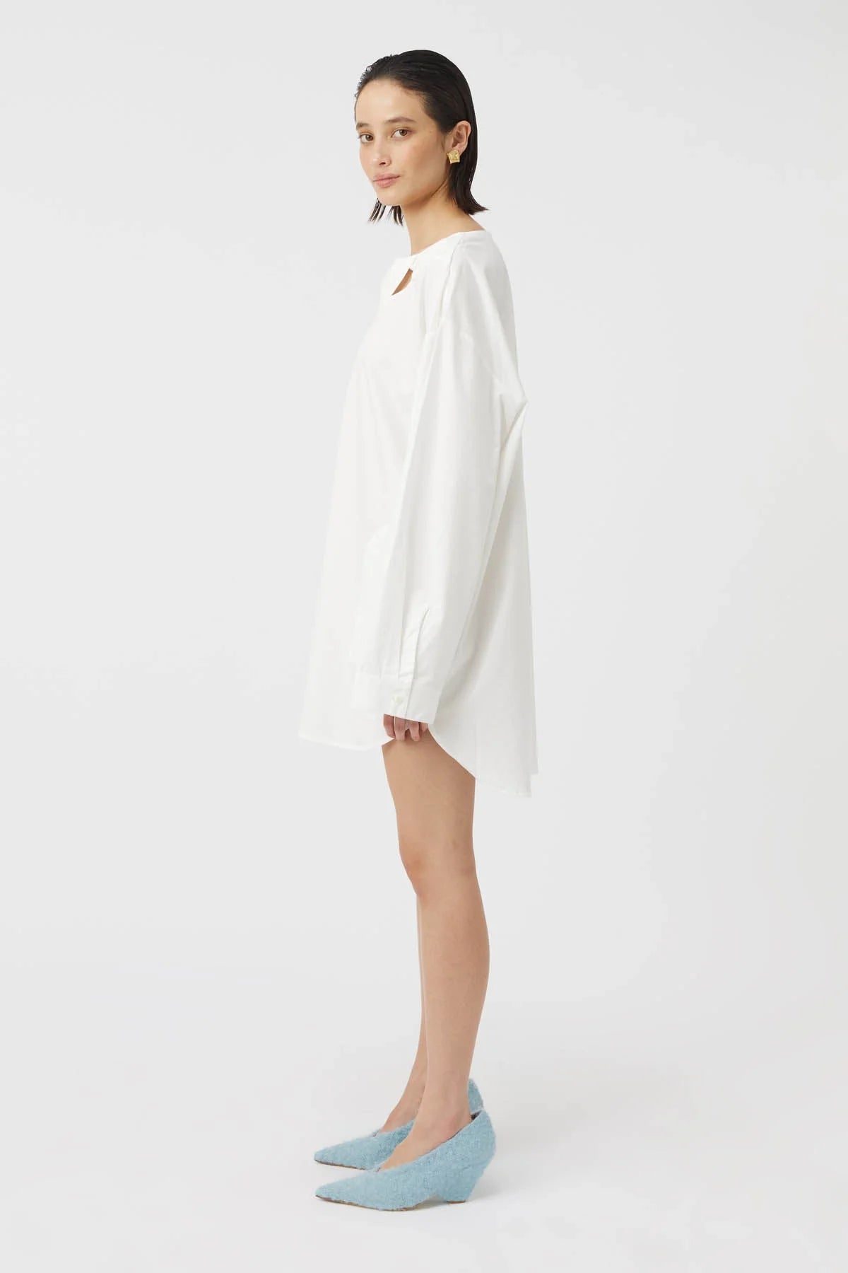 Camilla and Marc | Winslow Long Sleeve Shirt Dress | Soft White | Palm Boutique