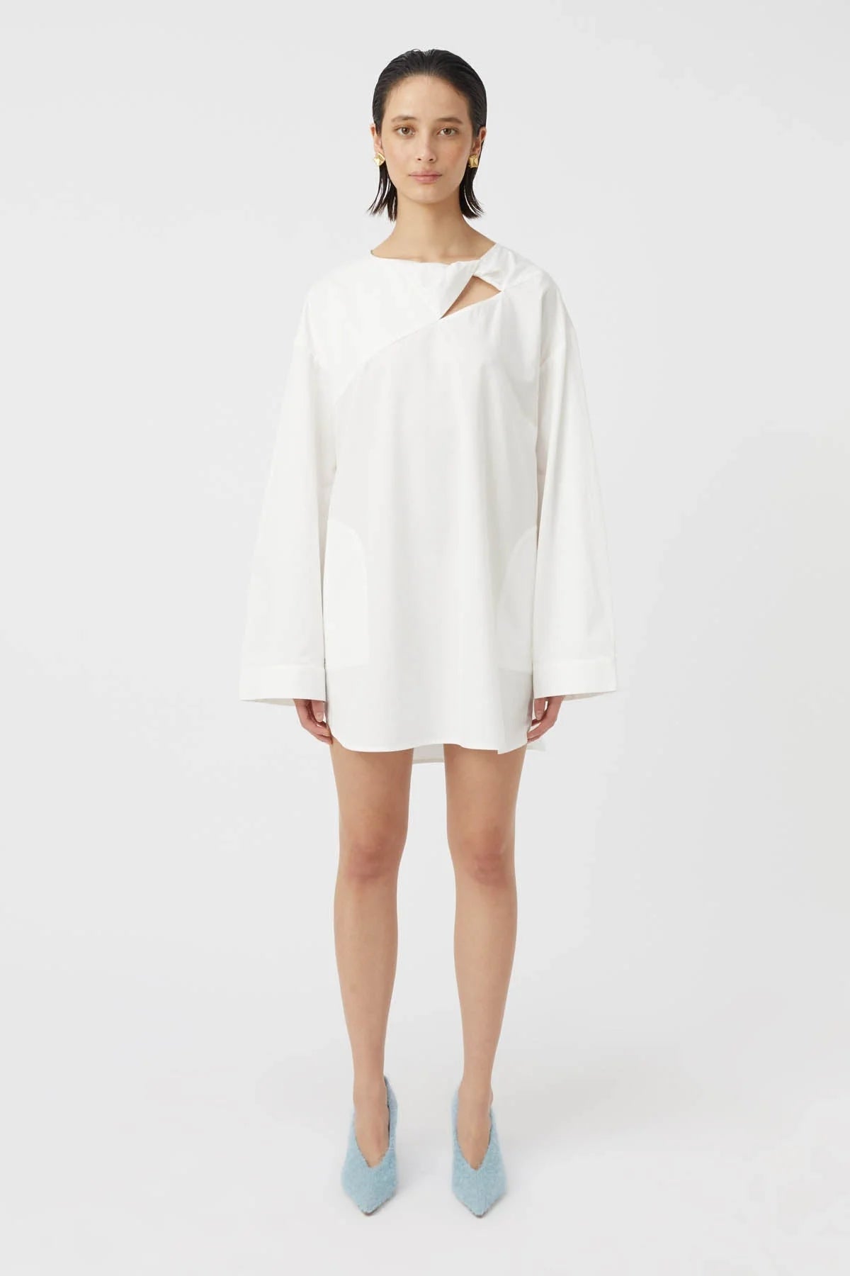 Camilla and Marc | Winslow Long Sleeve Shirt Dress | Soft White | Palm Boutique