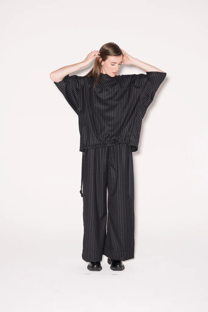 Company Of Strangers | Equal Top | Black Pinstripe | Palm Boutique