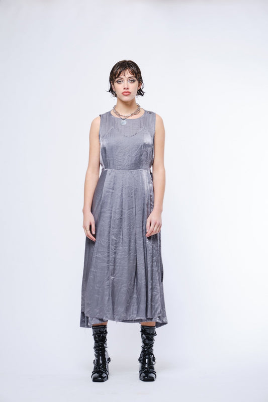 JPALM | Ingeborg Dress | Silver | Palm Boutique