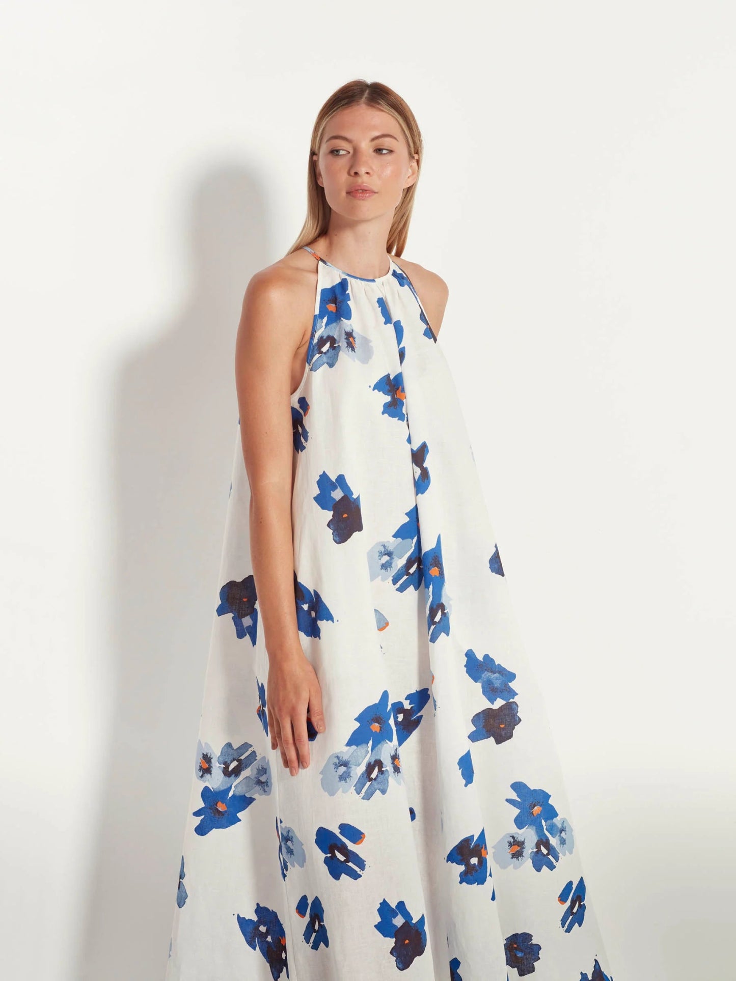 Juliette Hogan | Astrid Dress | Bella Floral Bluebell | Palm Boutique