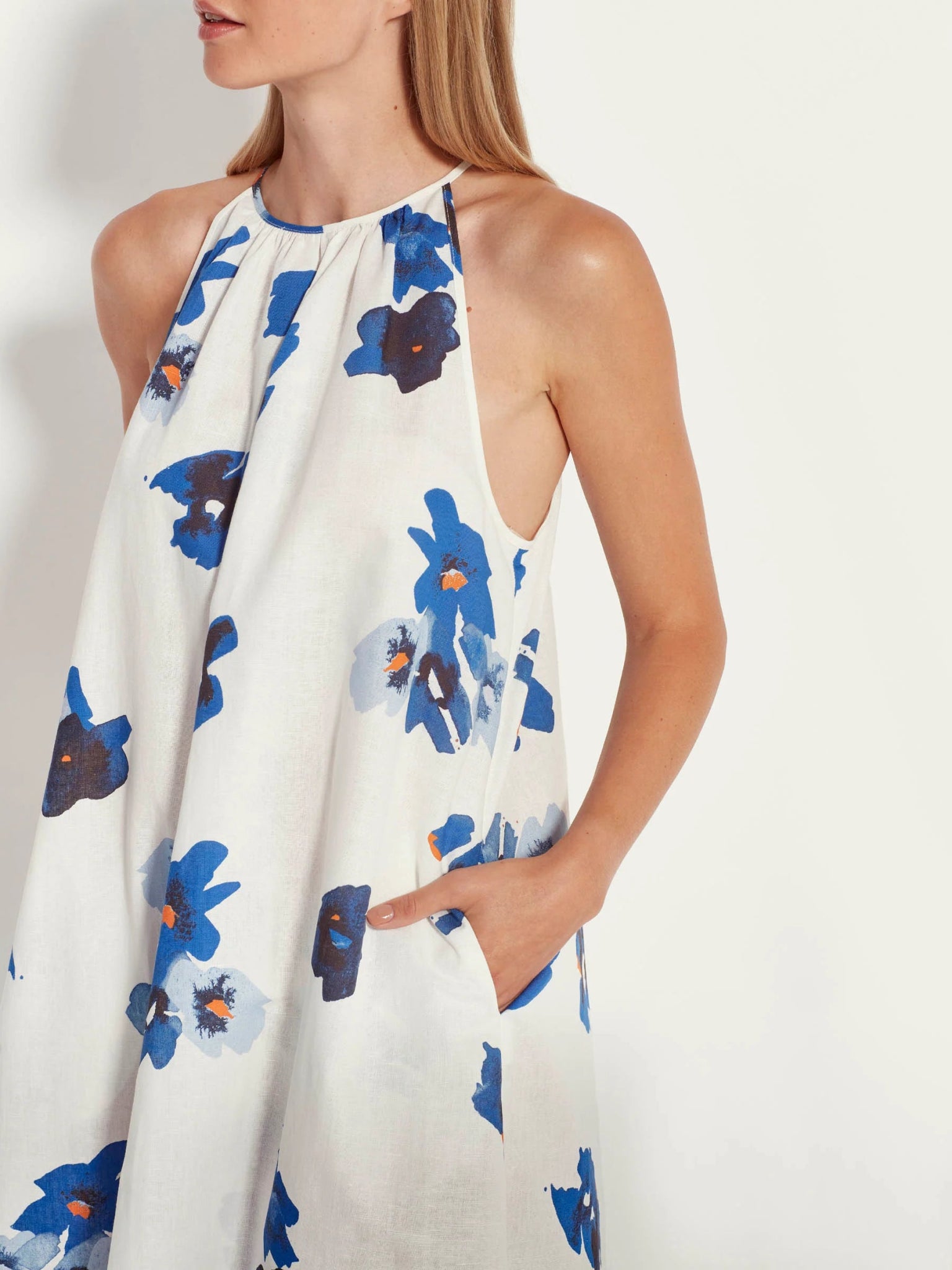 Juliette Hogan | Astrid Dress | Bella Floral Bluebell | Palm Boutique