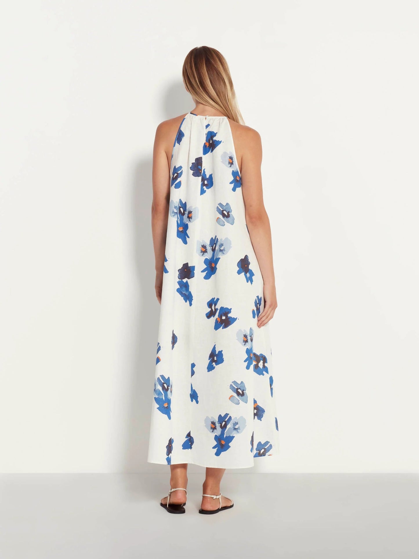 Juliette Hogan | Astrid Dress | Bella Floral Bluebell | Palm Boutique