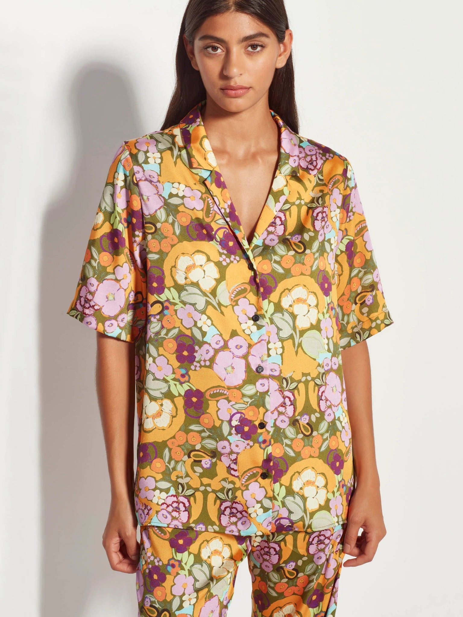 Juliette Hogan | Des Shirt | (Tigerlily Twill) Tropicana | Palm Boutique