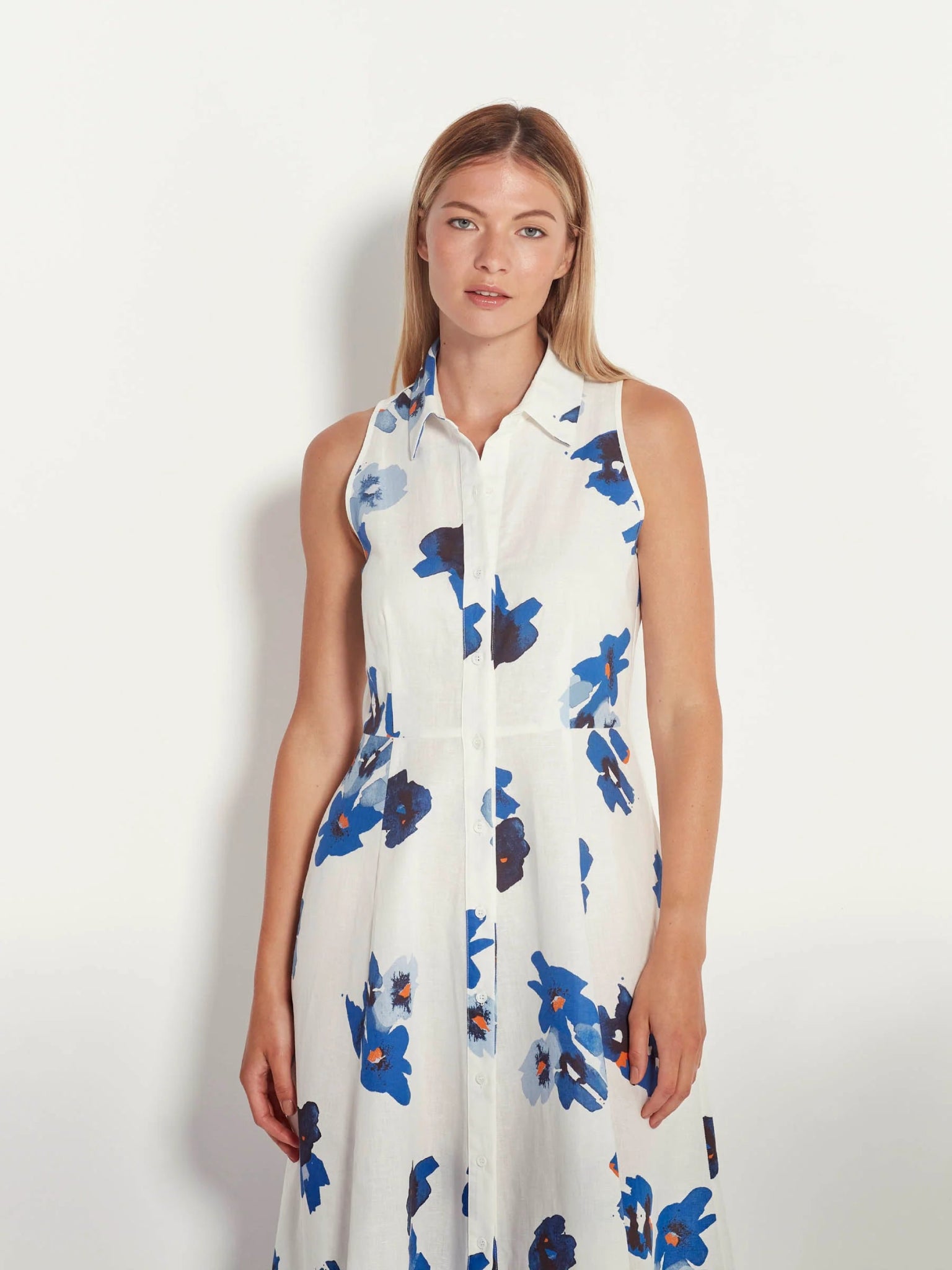 Juliette Hogan | Fi Dress | Bella Floral Bluebell | Palm Boutique