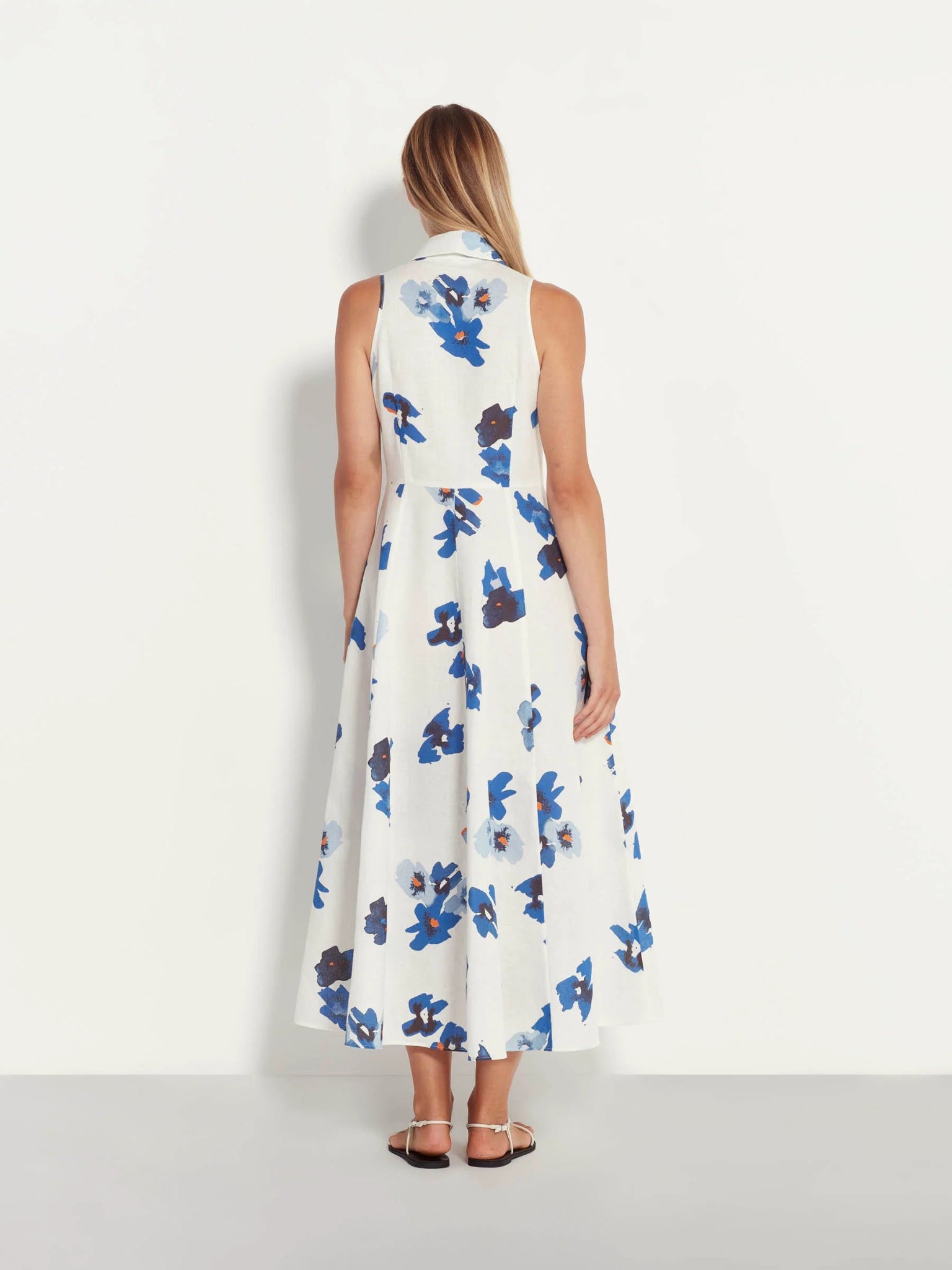 Juliette Hogan | Fi Dress | Bella Floral Bluebell | Palm Boutique