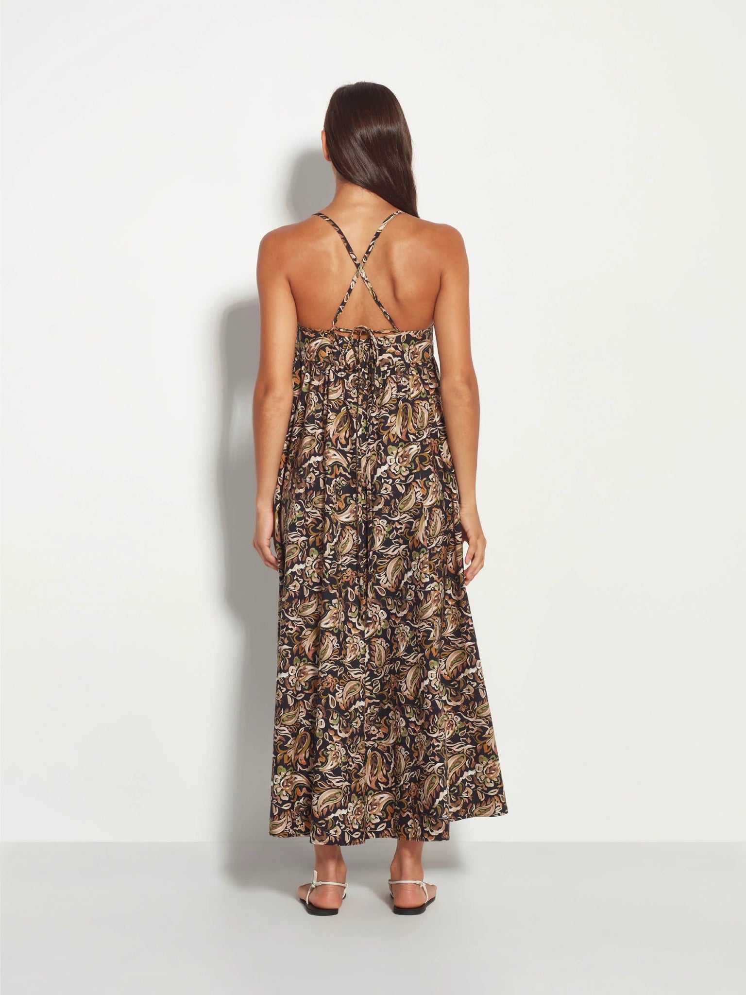 Juliette Hogan | Jasmine Dress | Painterly Paisley | Palm Boutique