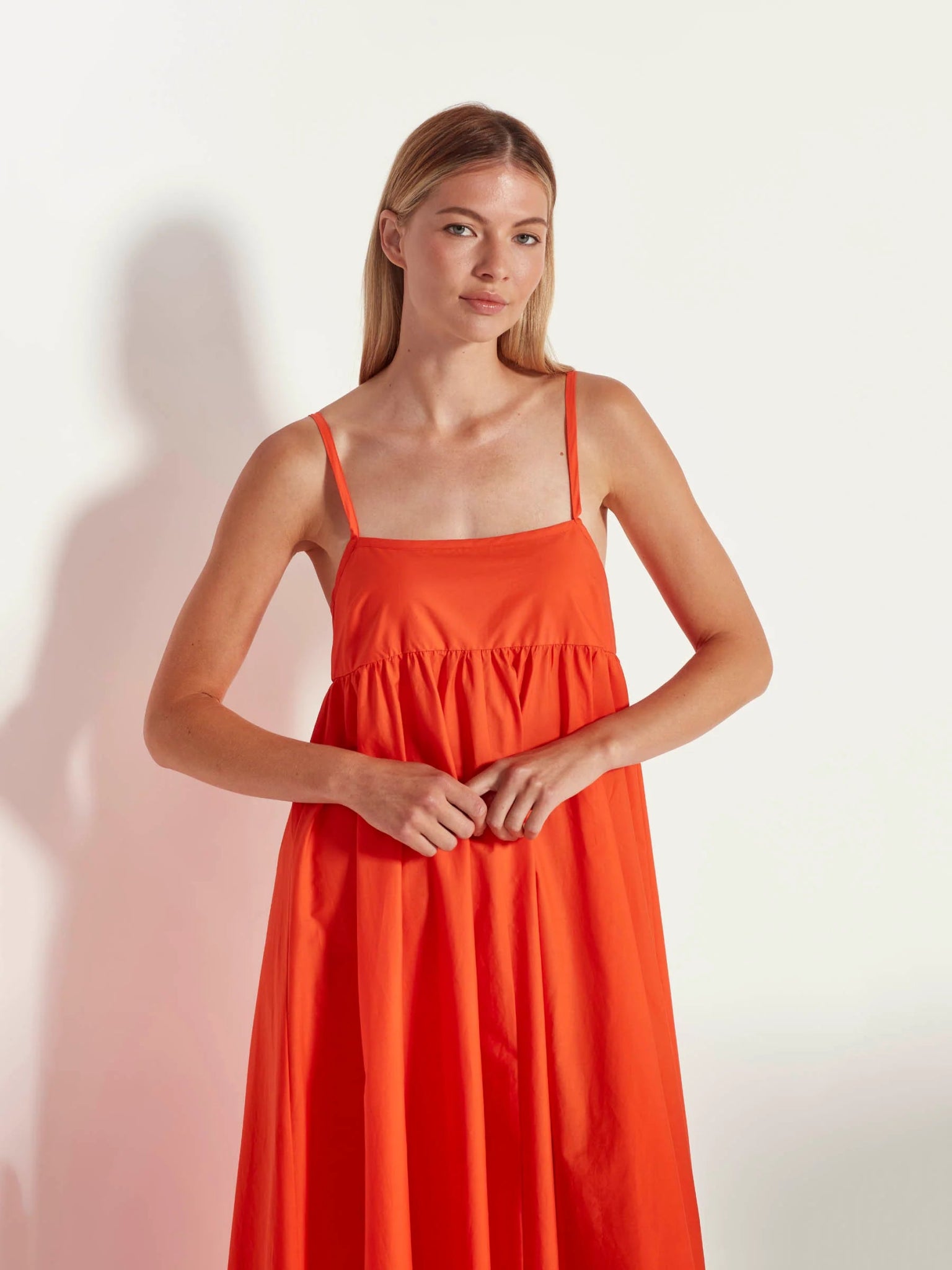 Juliette Hogan | Jasmine Dress | Tangerine | Palm Boutique