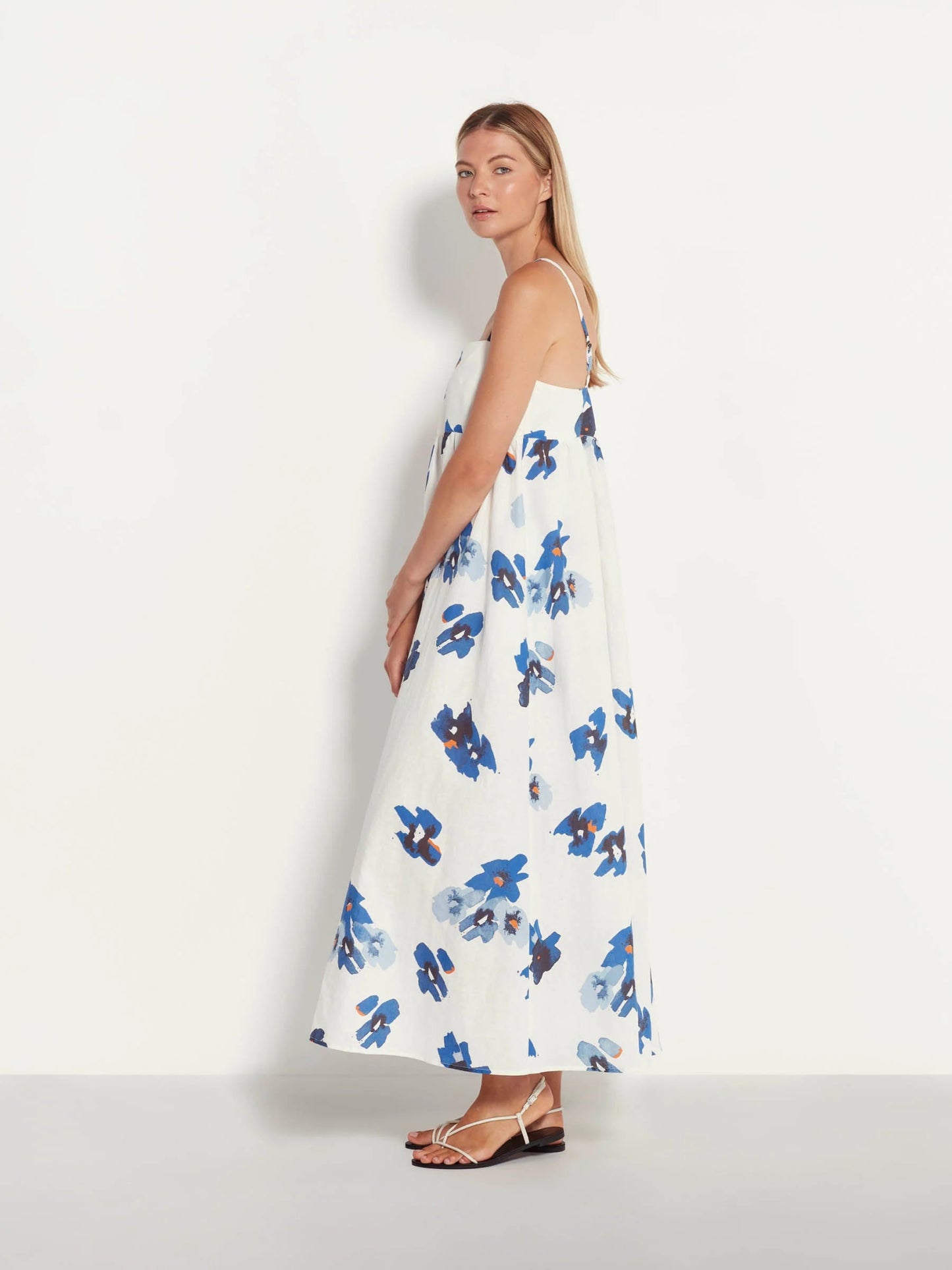 Juliette Hogan | Kate Dress | Bella Floral Bluebell | Palm Boutique