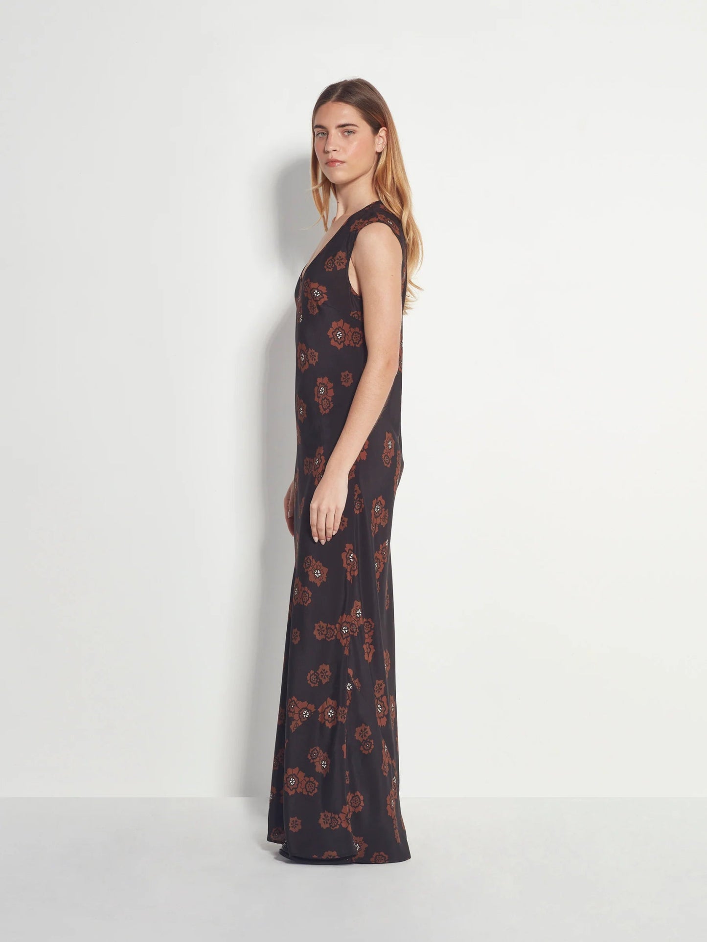 Juliette Hogan | Kenna Dress (Silk CDC) | Cacao | Palm Boutique