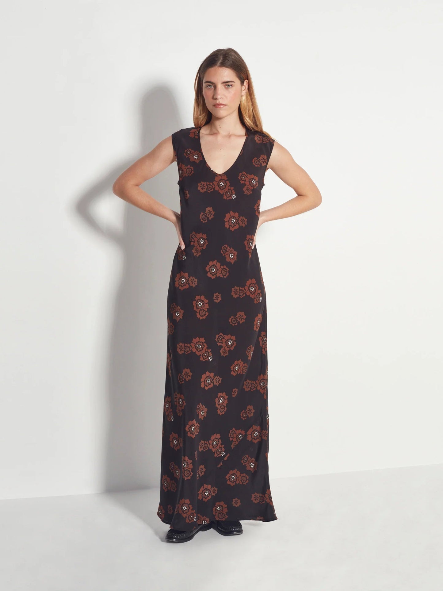 Juliette Hogan | Kenna Dress (Silk CDC) | Cacao | Palm Boutique