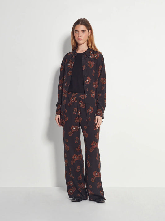 Juliette Hogan | Polo Pant (Silk CDC) | Cacao | Palm Boutique