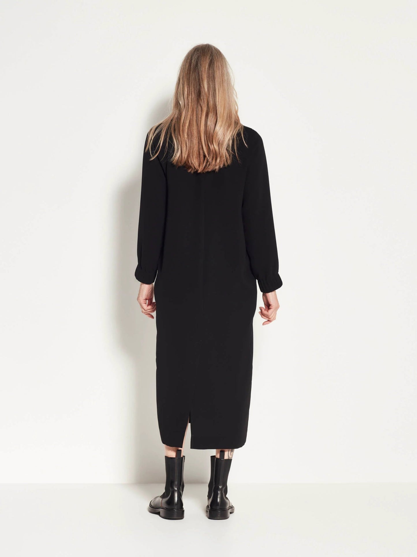 Juliette Hogan | Tracey Tunic | (Triacetate Drape) Black | Palm Boutique