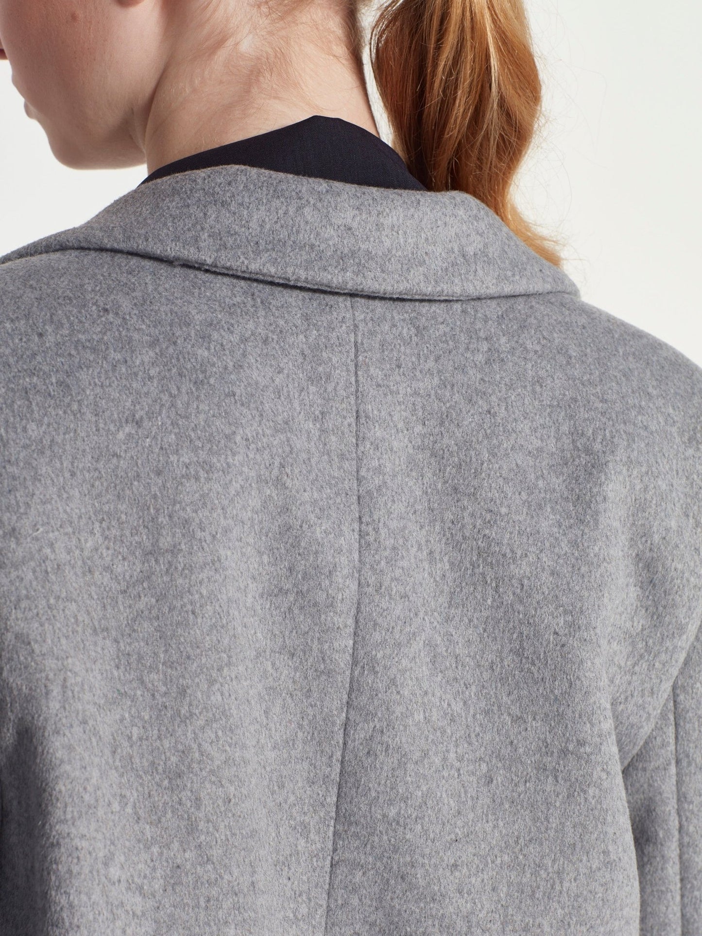 Juliette Hogan | Wednesday Coat (Soft Wool) | Grey Marle | Palm Boutique