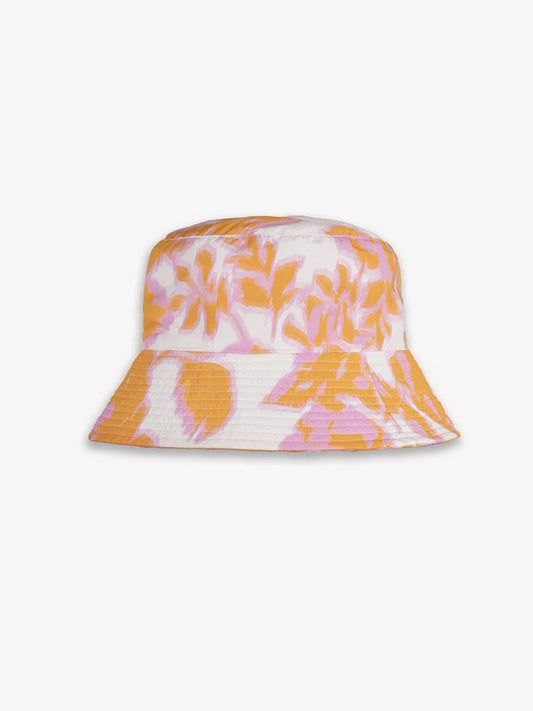 Juliette Hogan | Yuma Hat (Baroque Floral Cotton) Pink Grapefruit | Palm Boutique