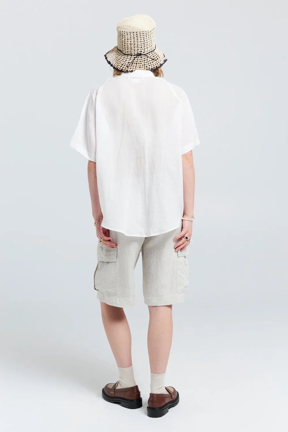 Karen Walker | Acadia Lounge Shorts | Natural | Palm Boutique