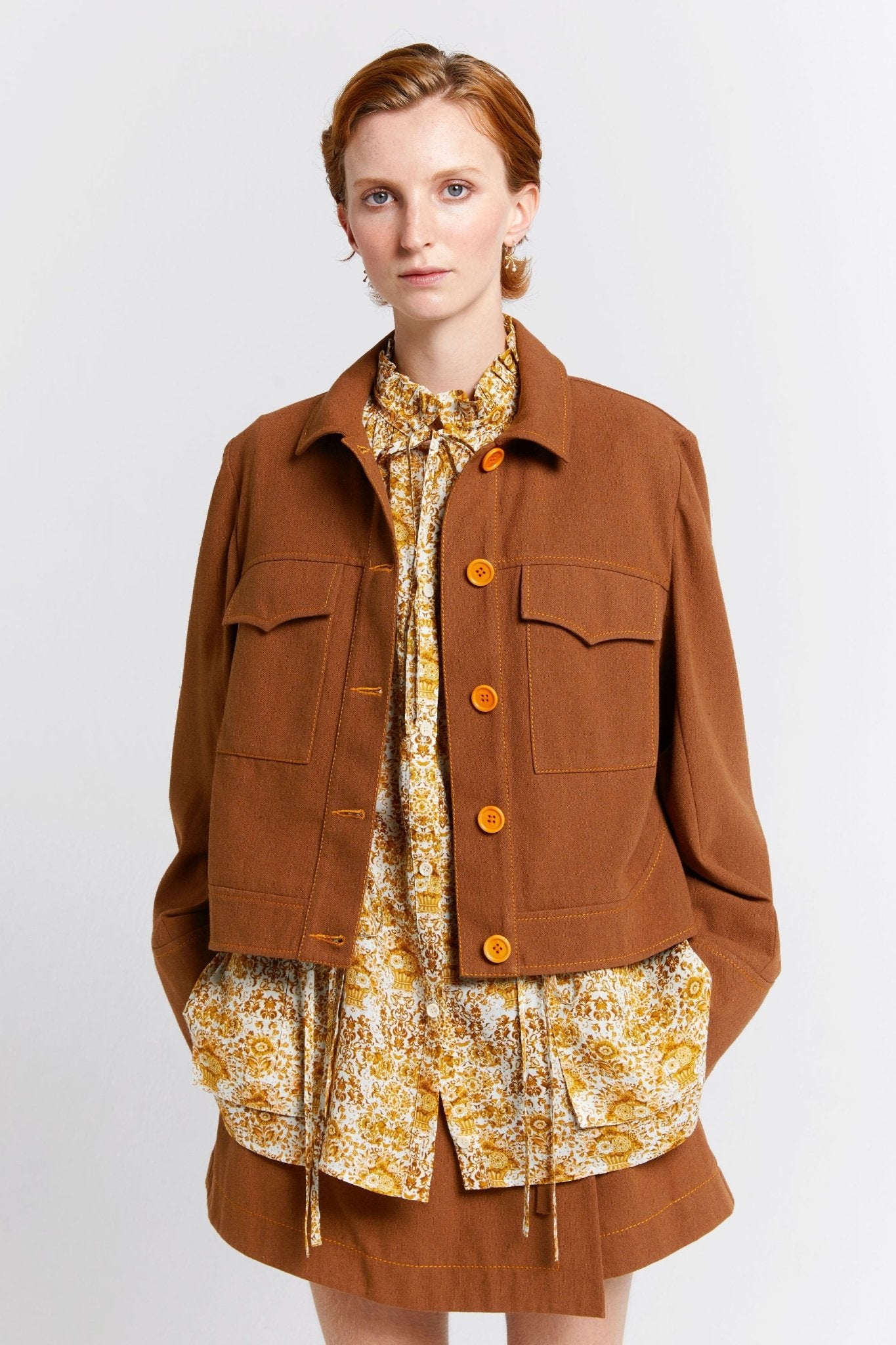 Karen Walker | Antiquarian Jacket | Chestnut | Palm Boutique