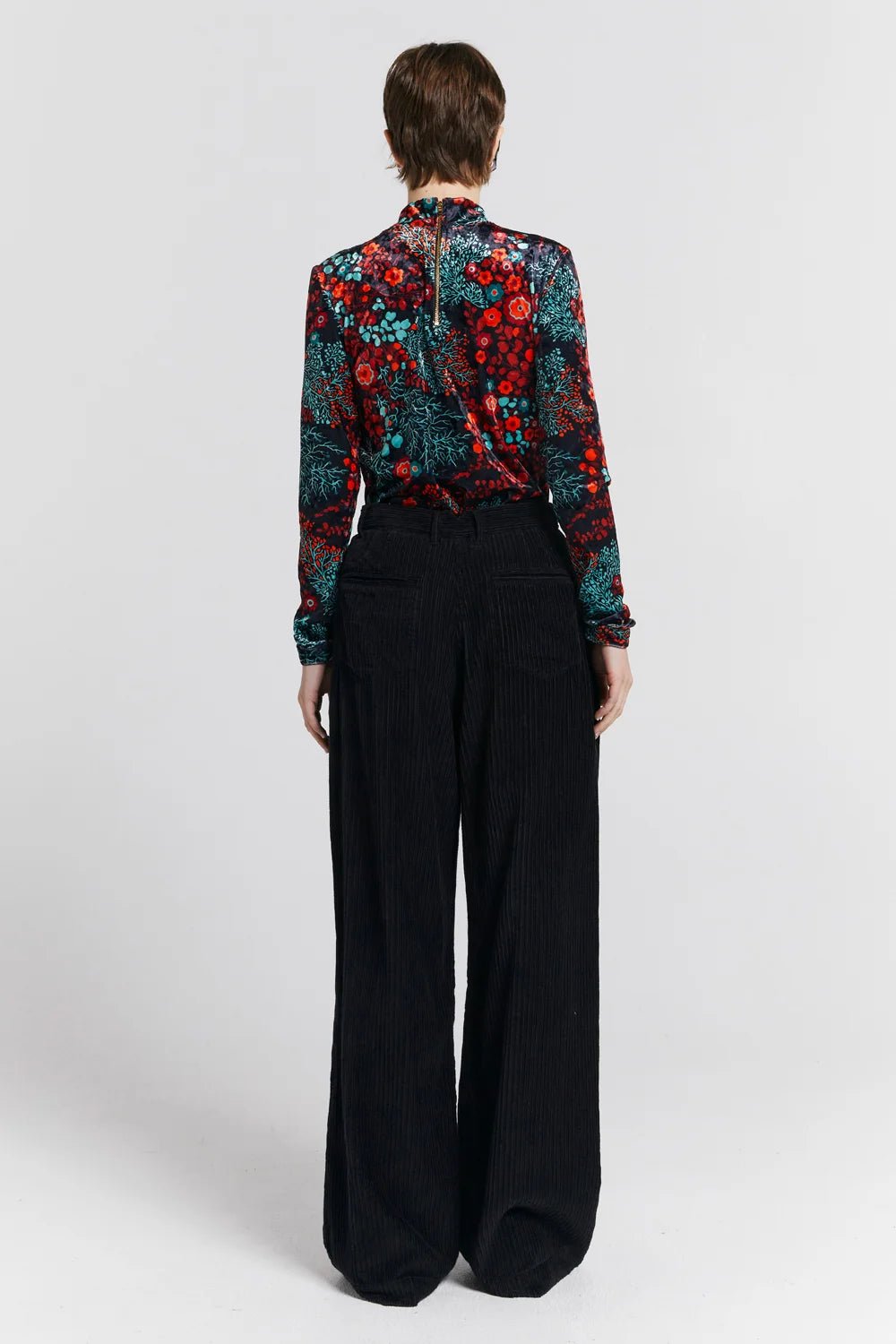 Karen Walker | Electric Velvet Turtleneck | Electric Meadow | Palm Boutique