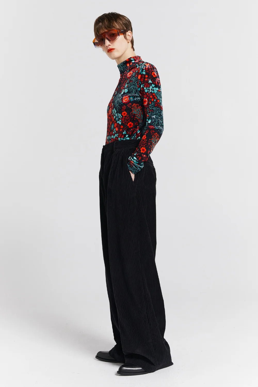 Karen Walker | Electric Velvet Turtleneck | Electric Meadow | Palm Boutique