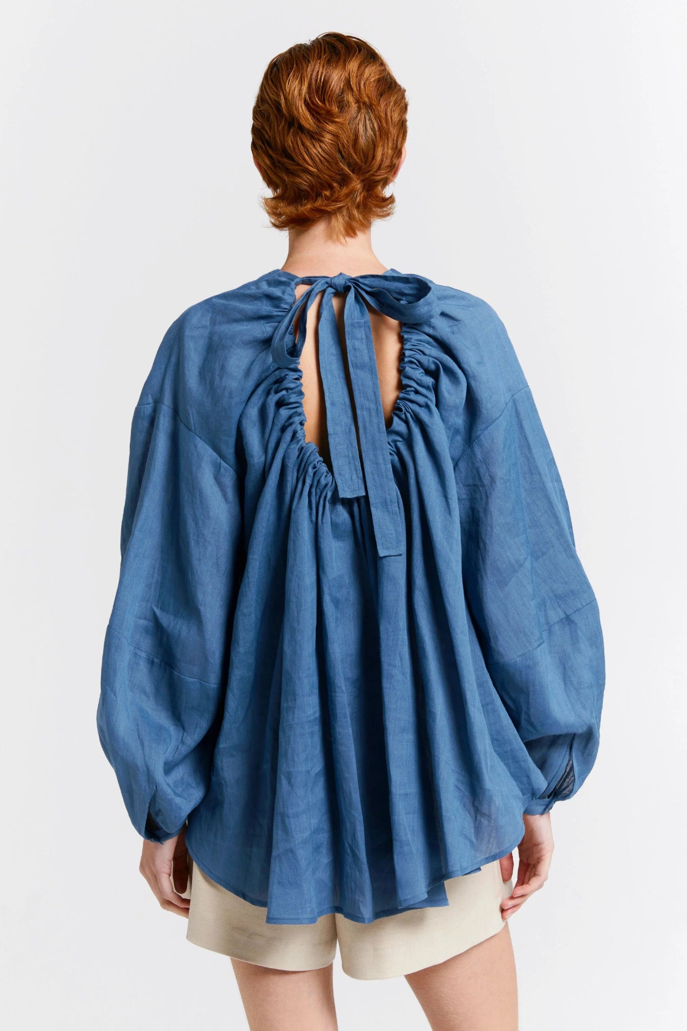 Karen Walker | Heirloom Blouse | Denim | Palm Boutique