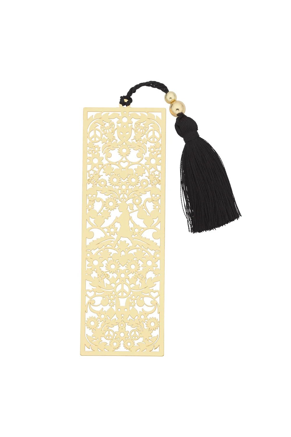 Karen Walker | KW Filigree Bookmark | Gold Black | Palm Boutique