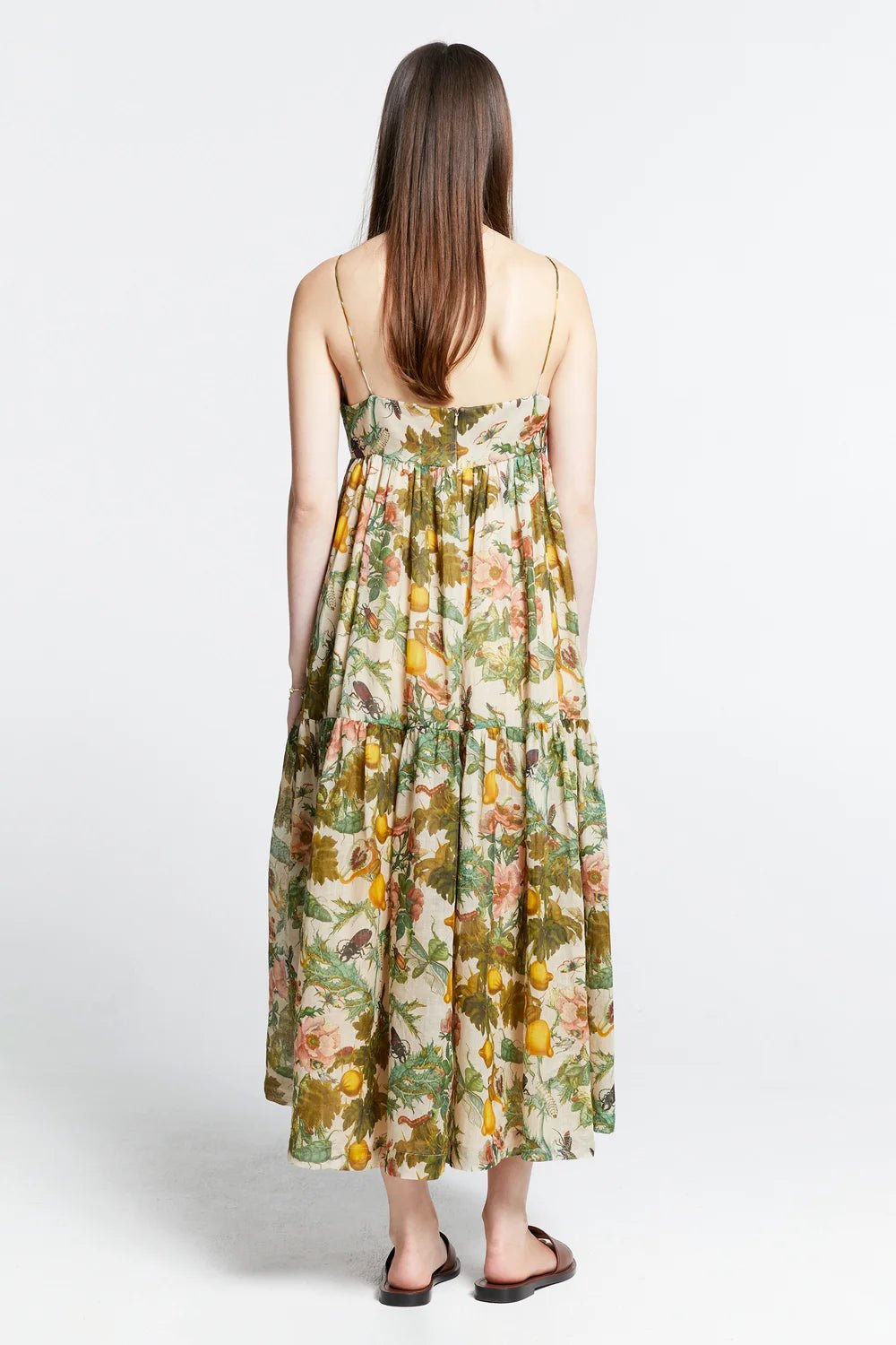 Karen Walker | KW Zestful Dress | Insects & Fruit Washed Ramie | Palm Boutique