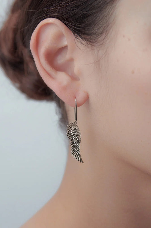 Karen Walker | Mini Cupid's Wings Earrings | Silver | Palm Boutique