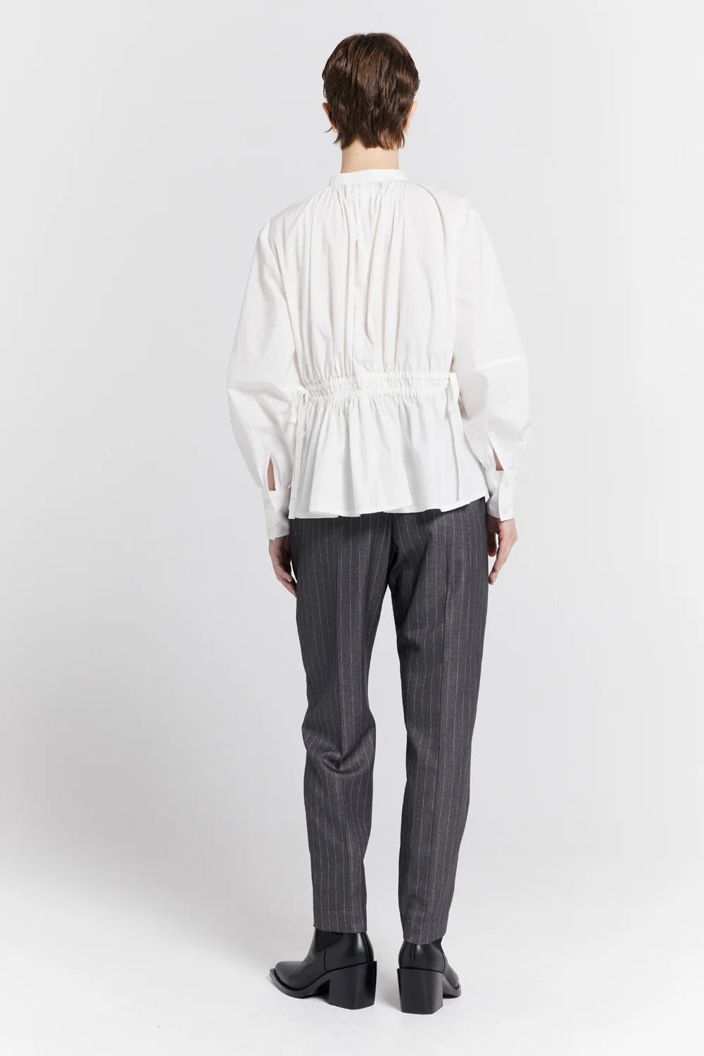 Karen Walker | Nico Trousers | Pinstripe Charcoal | Palm Boutique