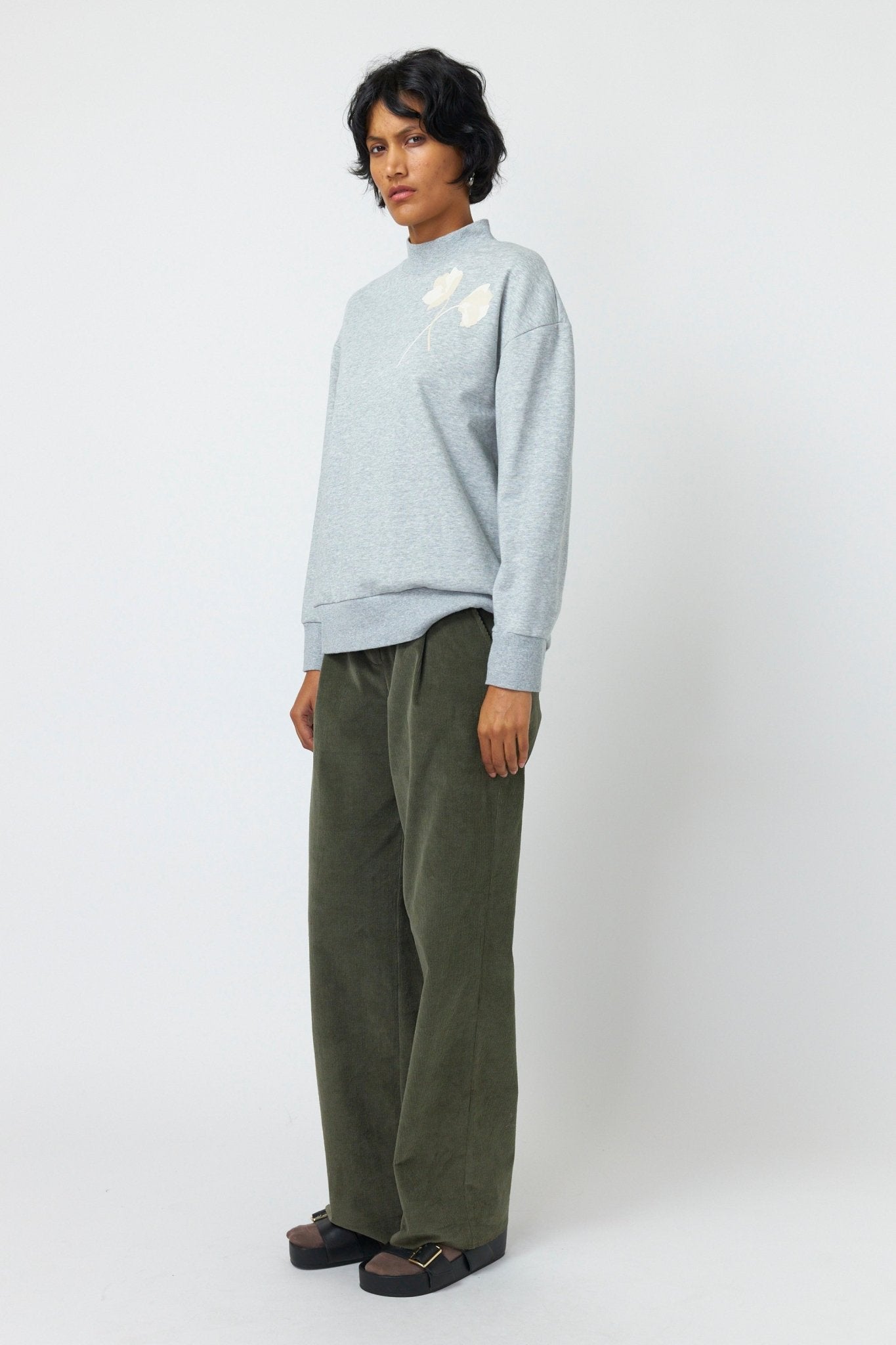 Kate Sylvester | Cord Trouser | Olive | Palm Boutique