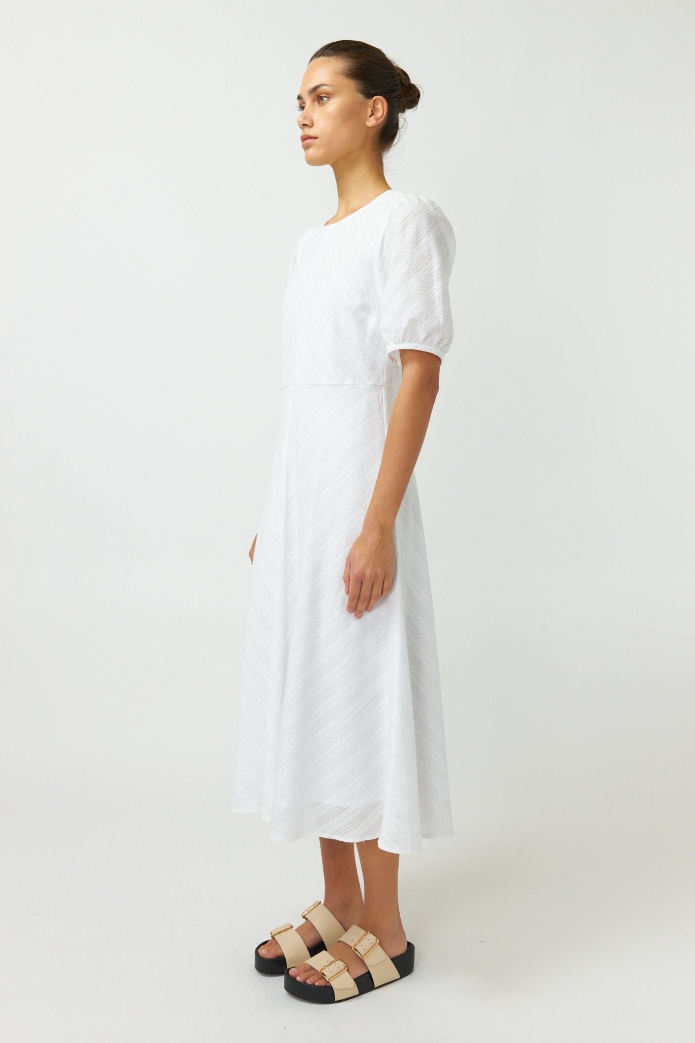 Kate Sylvester | Crossed Stitch Dress | White | Palm Boutique