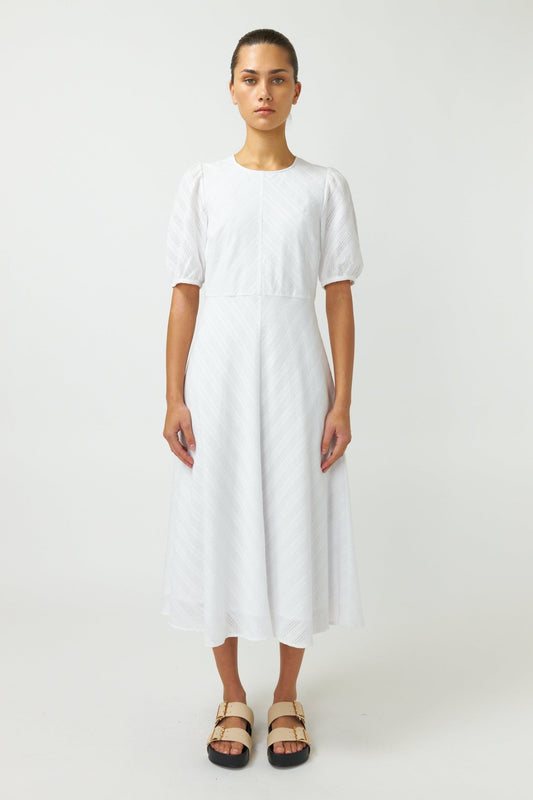 Kate Sylvester | Crossed Stitch Dress | White | Palm Boutique