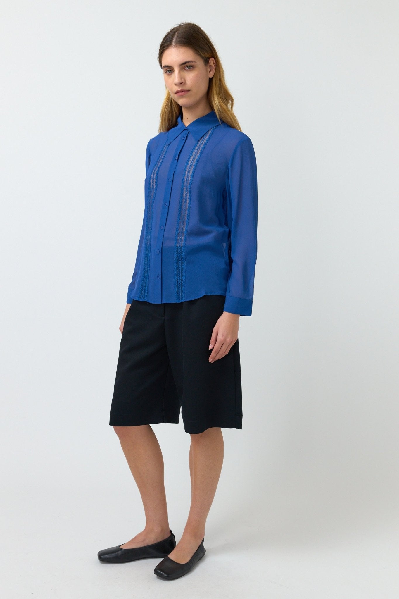 Kate Sylvester | Kato Shirt | Marine | Palm Boutique