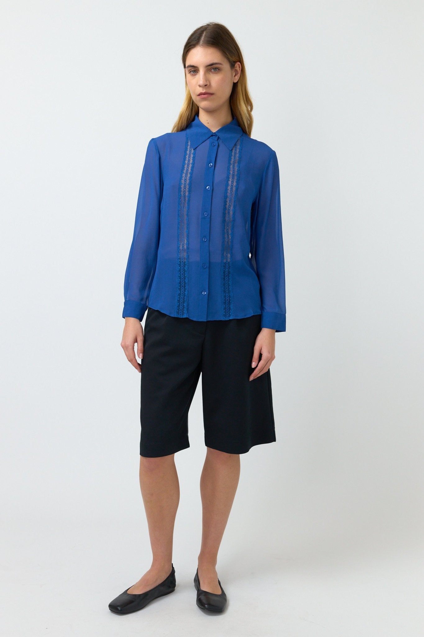 Kate Sylvester | Kato Shirt | Marine | Palm Boutique