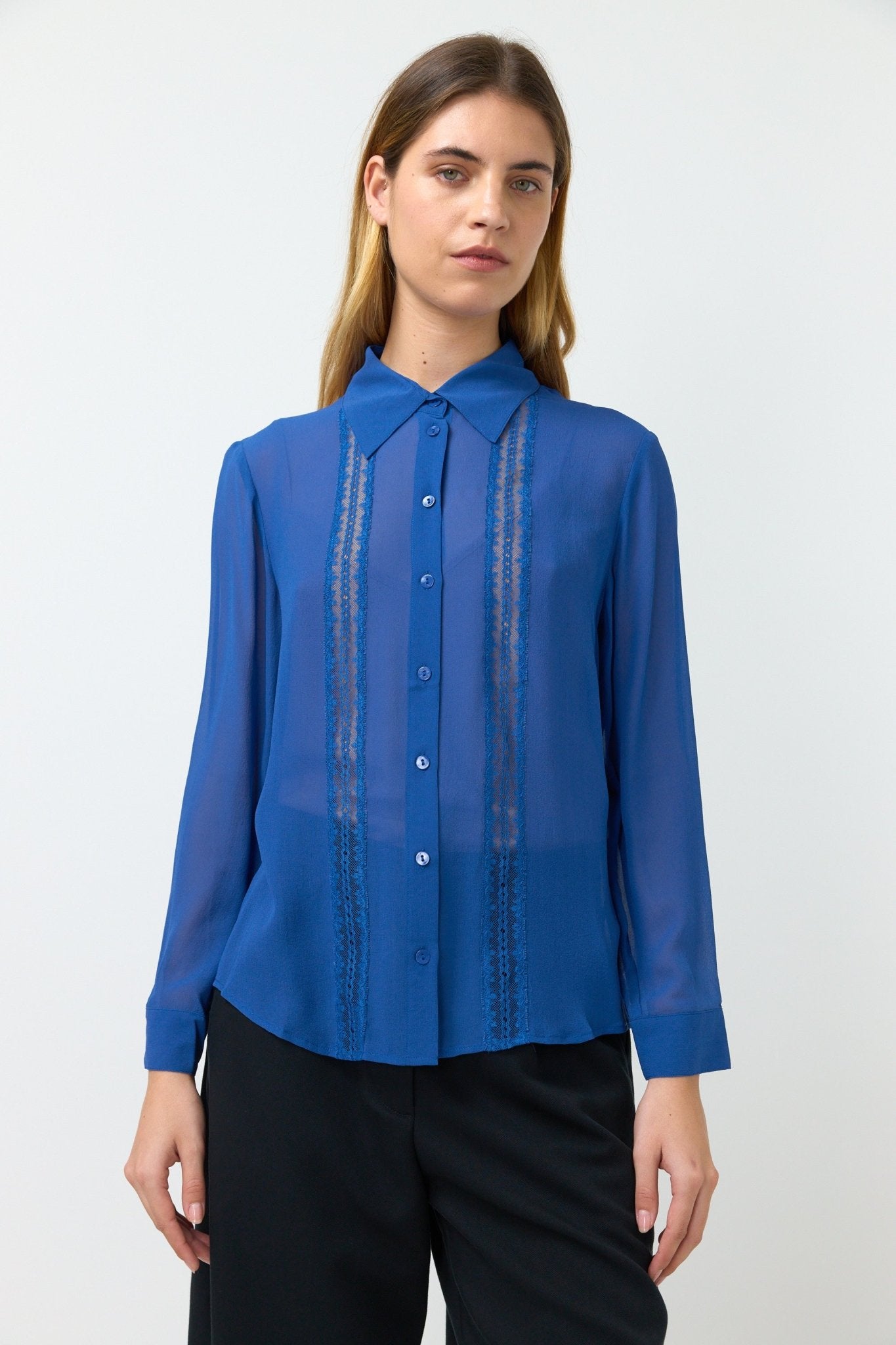 Kate Sylvester | Kato Shirt | Marine | Palm Boutique