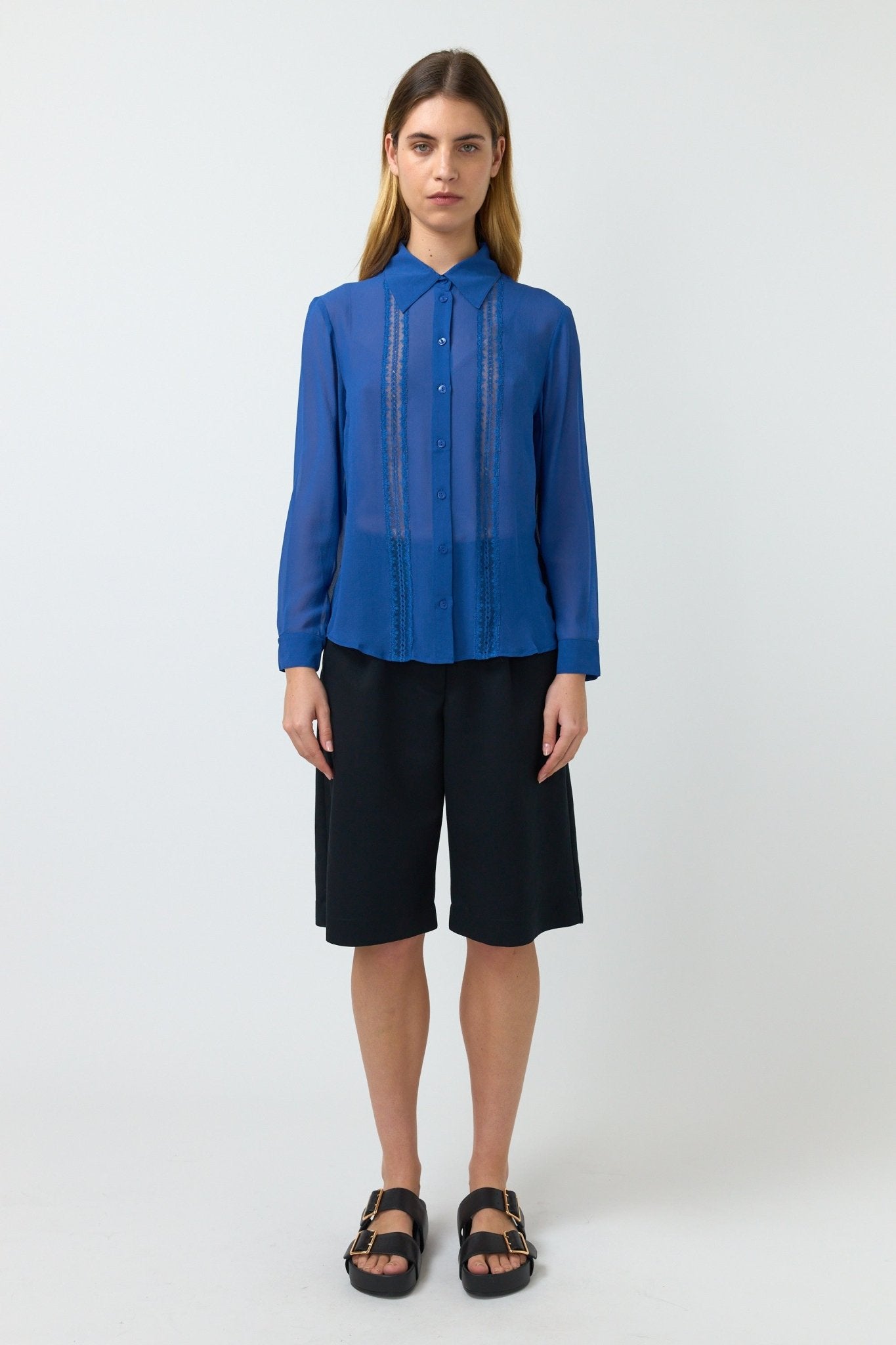 Kate Sylvester | Kato Shirt | Marine | Palm Boutique