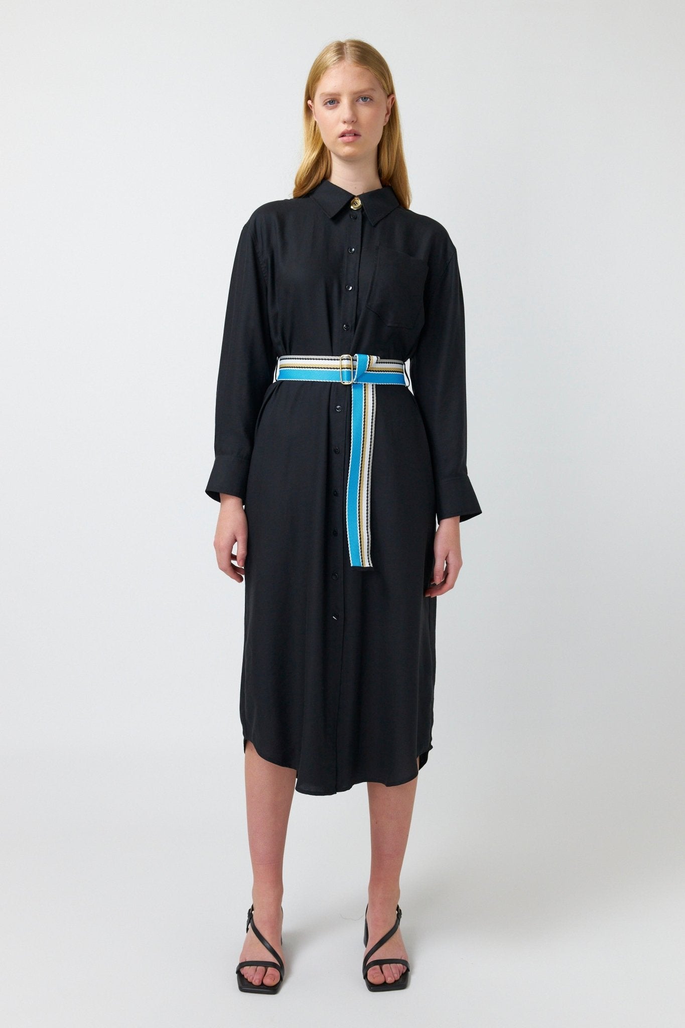 Kate Sylvester | Maris Shirt Dress | Black | Palm Boutique