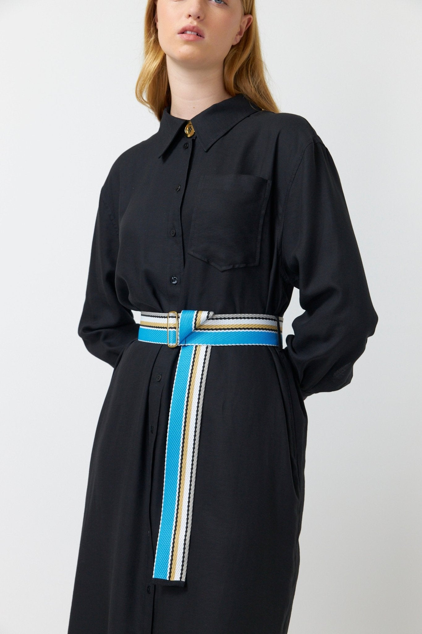 Kate Sylvester | Maris Shirt Dress | Black | Palm Boutique